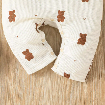 Bear & Bloom – Spring Romper with Hat for Baby Boys & Girls